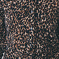 【11月下旬お届け】LEOPARD LONG RIB KNIT CARDIGAN