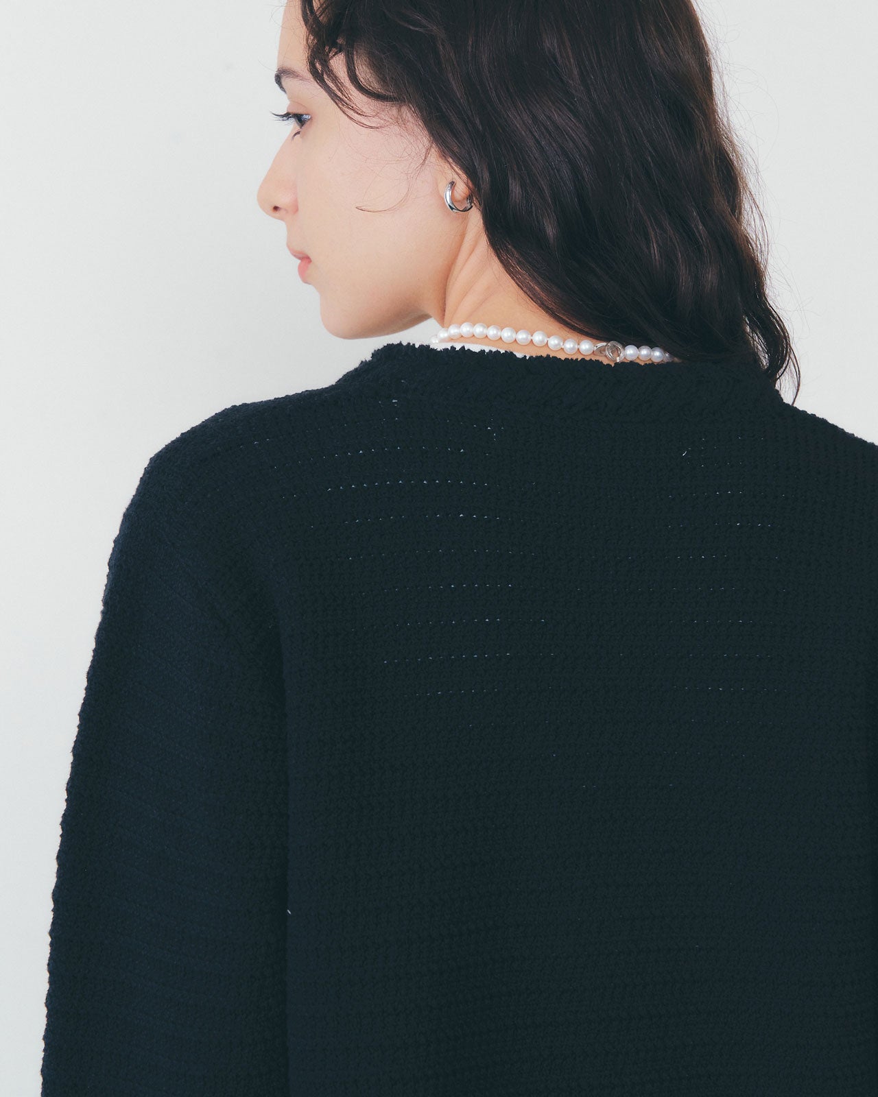 【1月中旬お届け】CROCHET KNIT JACKET