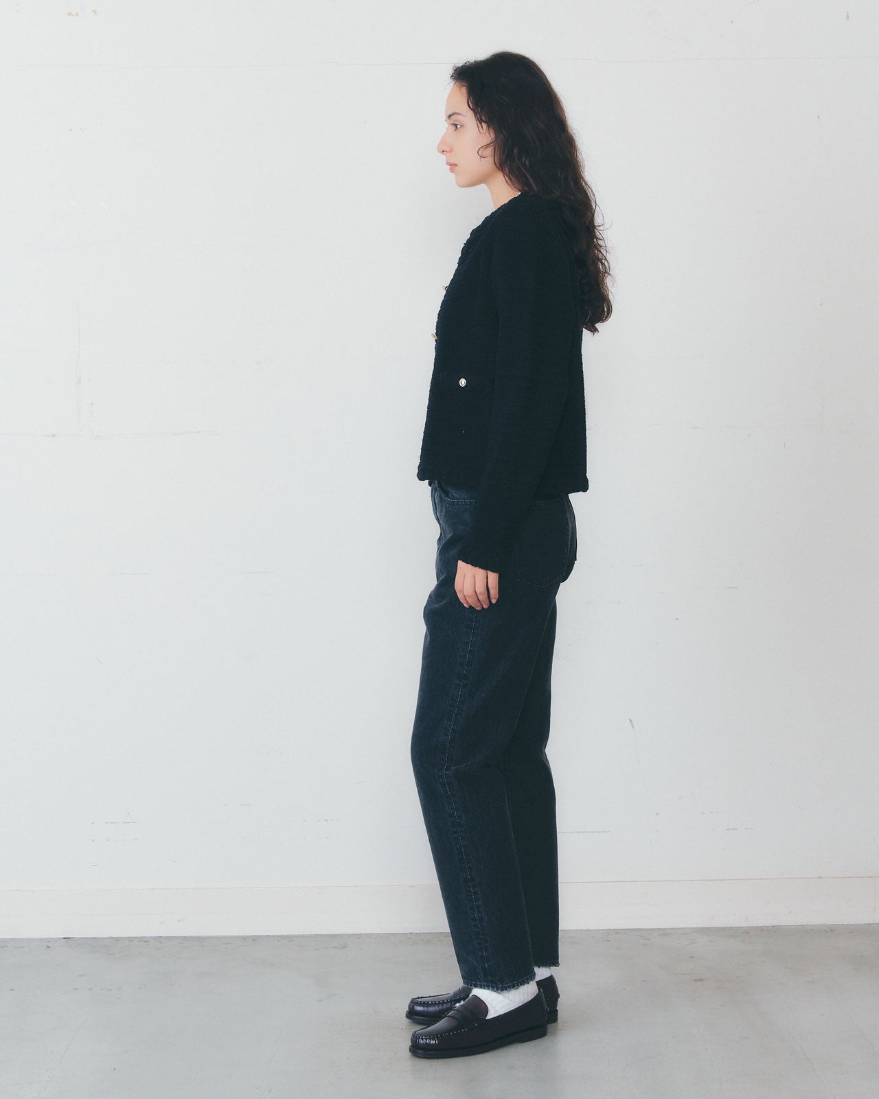 【1月中旬お届け】CROCHET KNIT JACKET