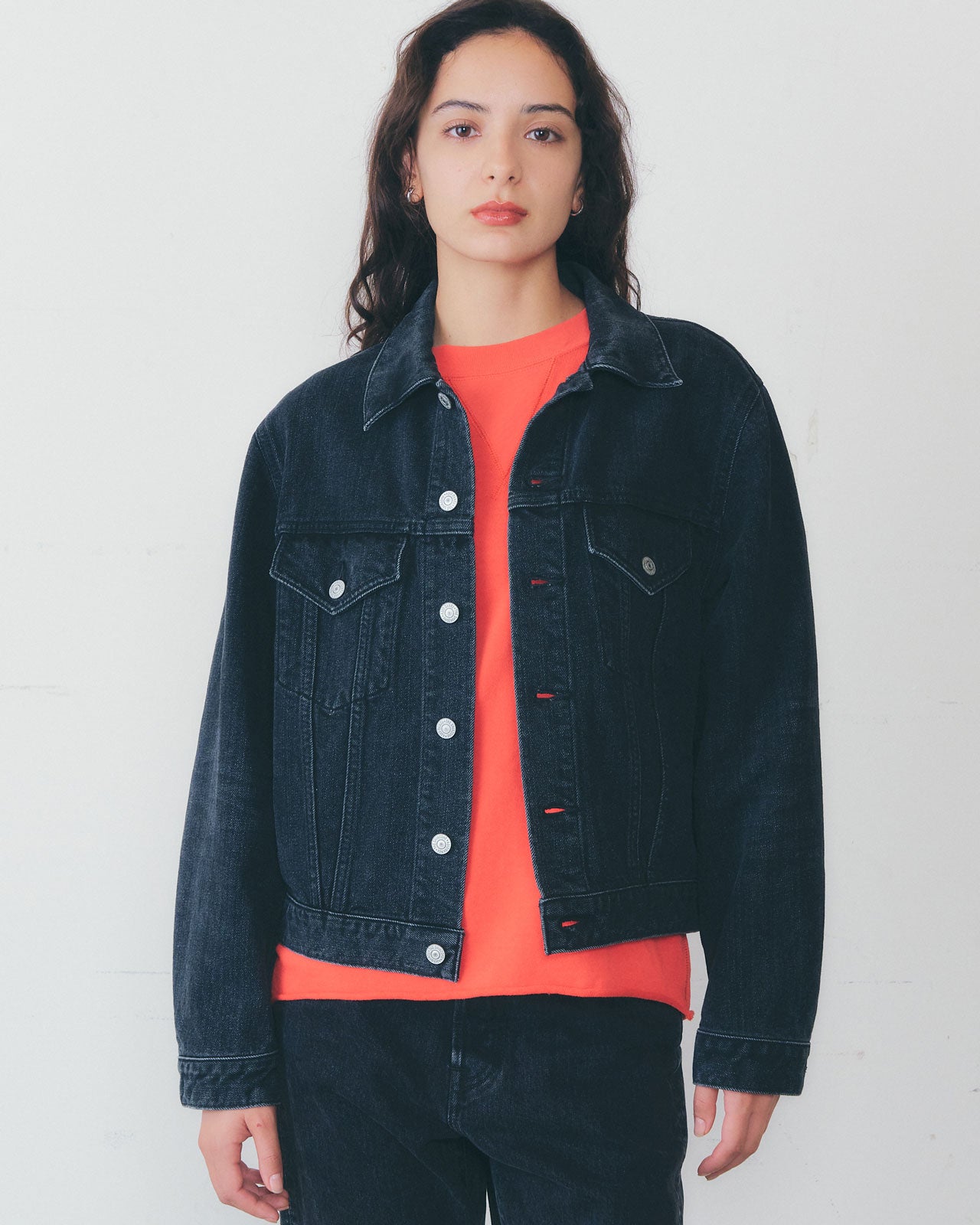 【2月上旬入荷予定】DENIM JACKET（BLACK）