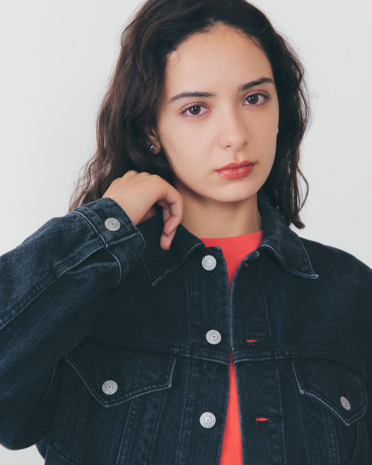 【2月上旬入荷予定】DENIM JACKET（BLACK）