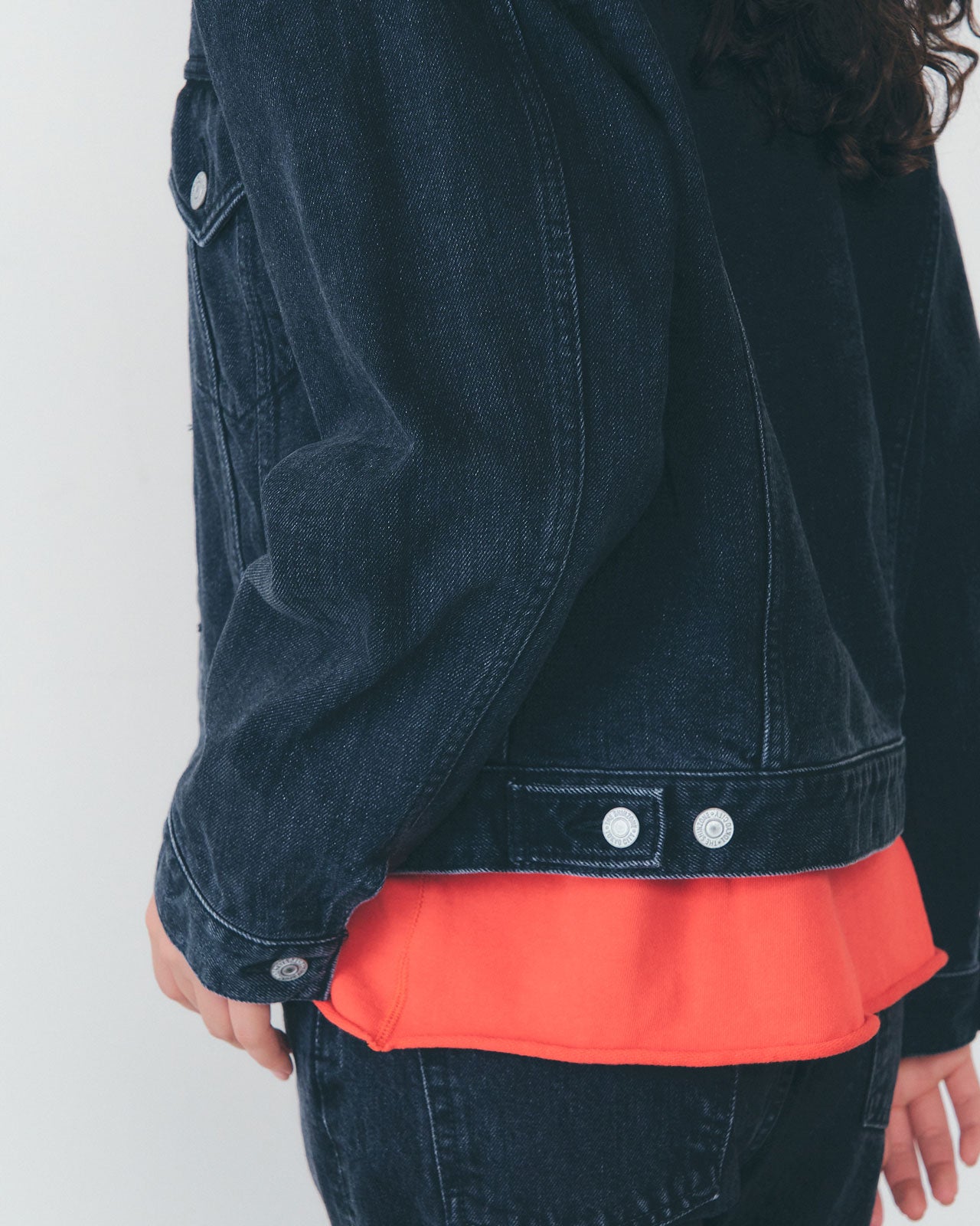 【2月上旬入荷予定】DENIM JACKET（BLACK）