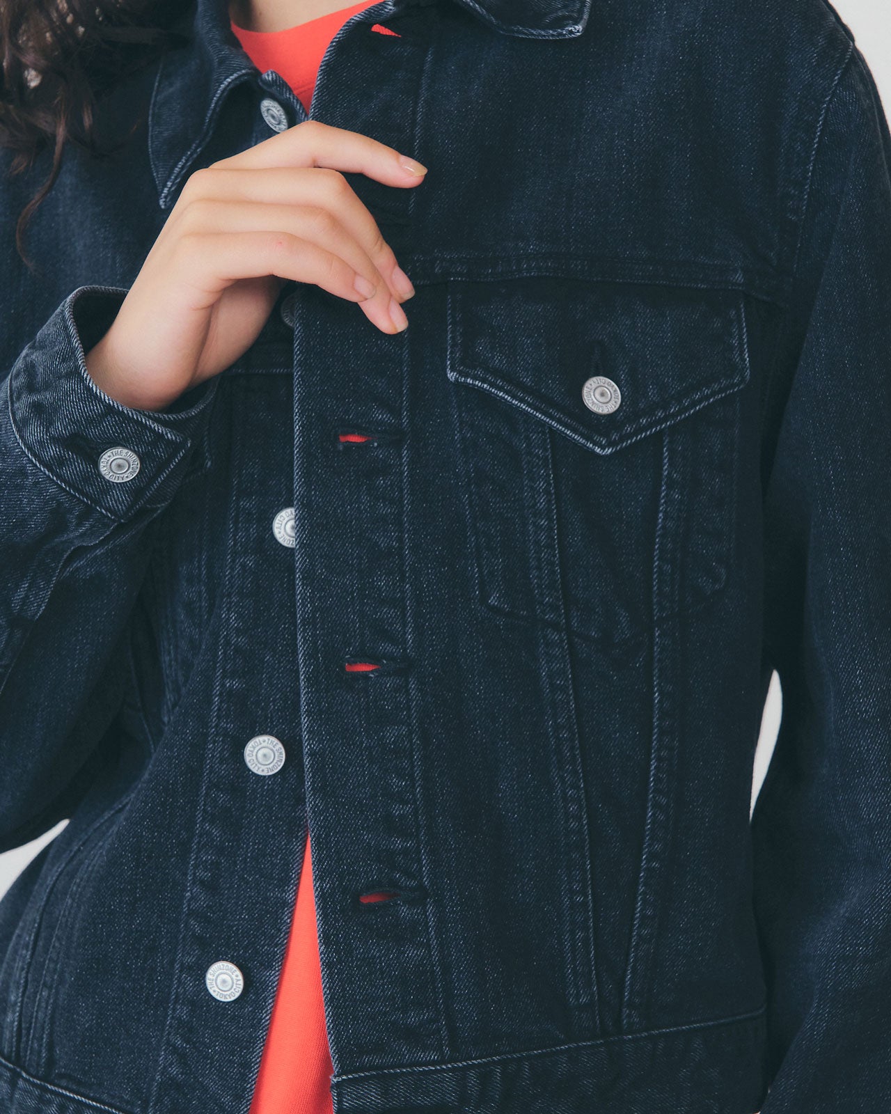 【2月上旬入荷予定】DENIM JACKET（BLACK）