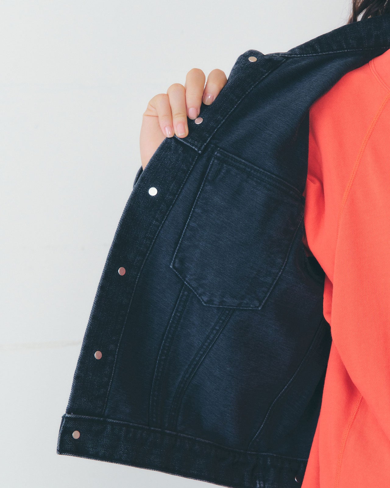 【2月上旬入荷予定】DENIM JACKET（BLACK）