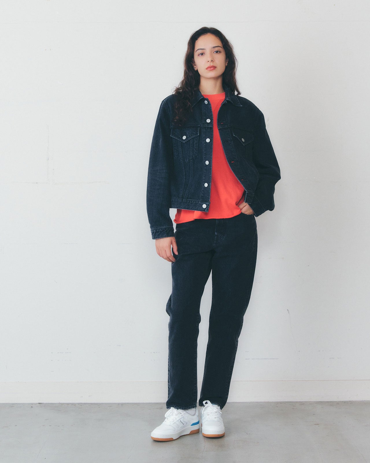 【2月上旬入荷予定】DENIM JACKET（BLACK）