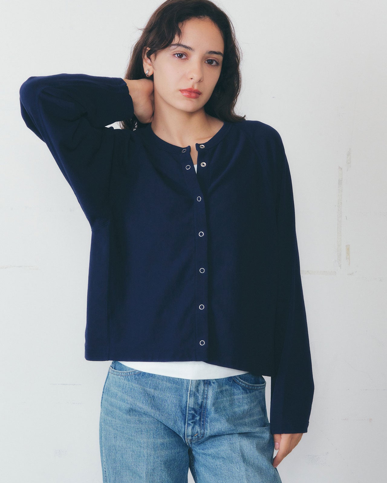 【3月中旬入荷予定】INLAYED CARDIGAN