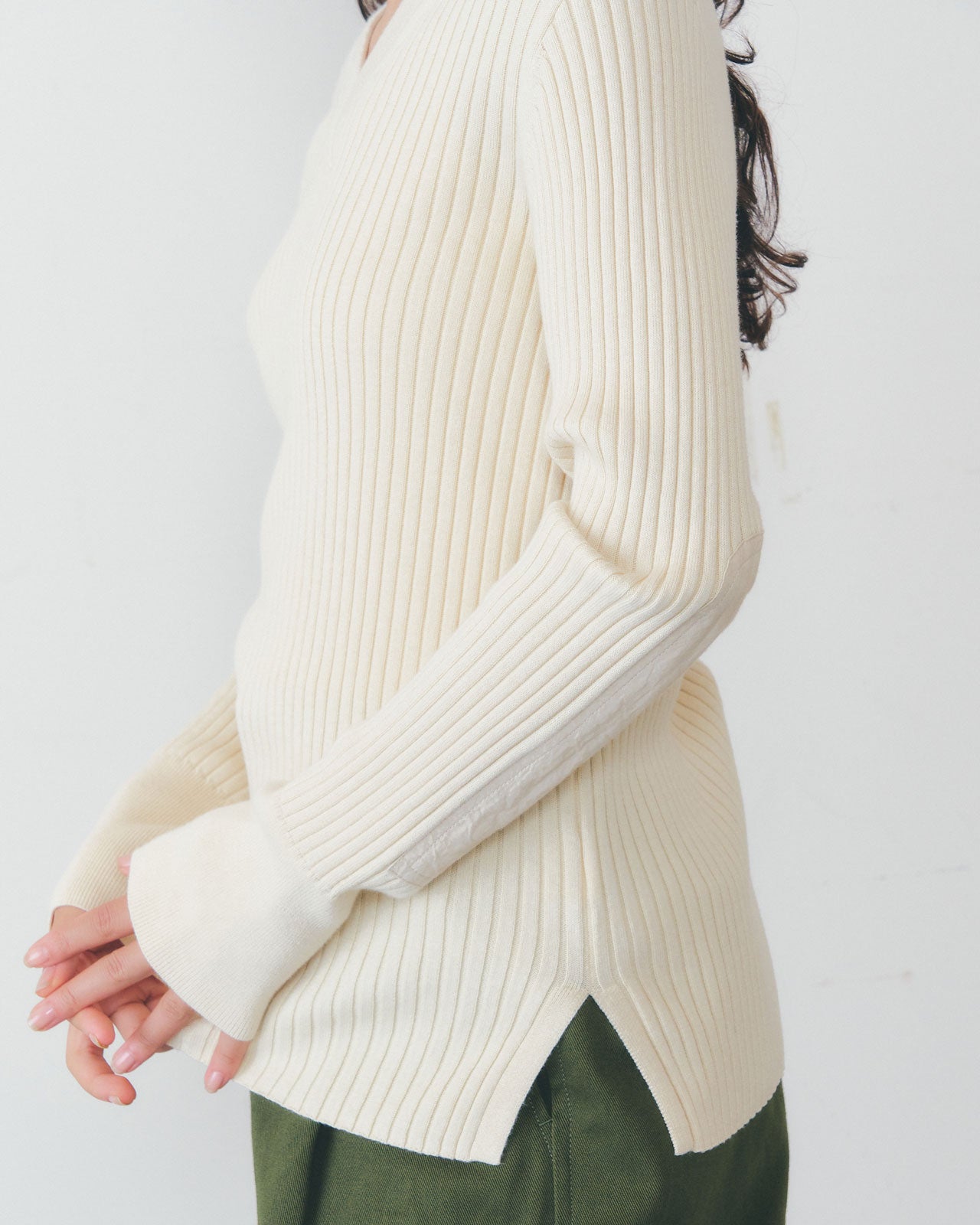 【2月上旬入荷予定】MILITARY RIB KNIT PULLOVER