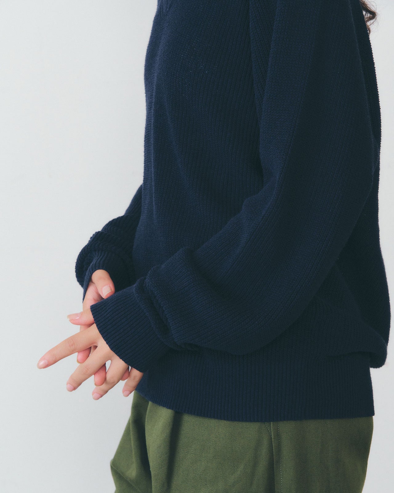 C/L V-NECK KNIT PULLOVER – Shinzone
