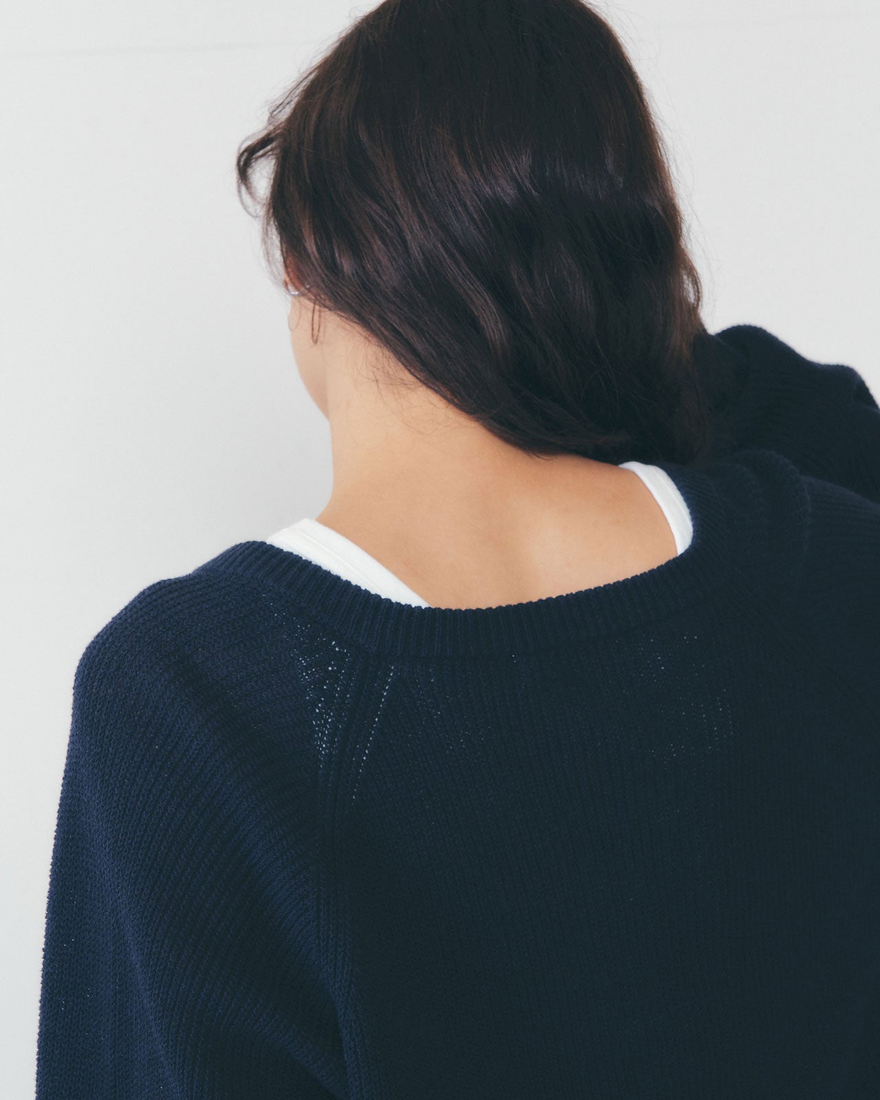 C/L V-NECK KNIT PULLOVER – Shinzone