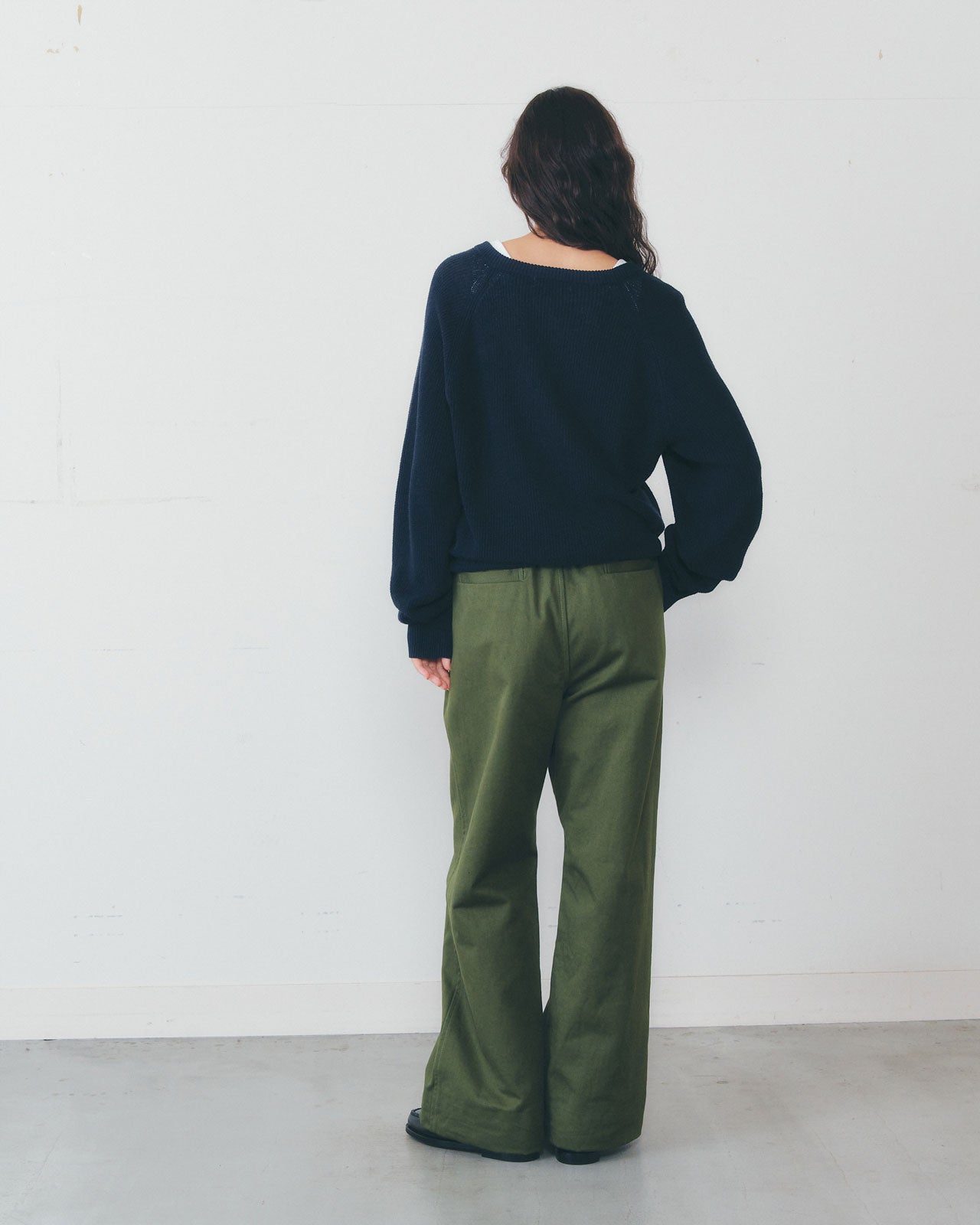 C/L V-NECK KNIT PULLOVER – Shinzone