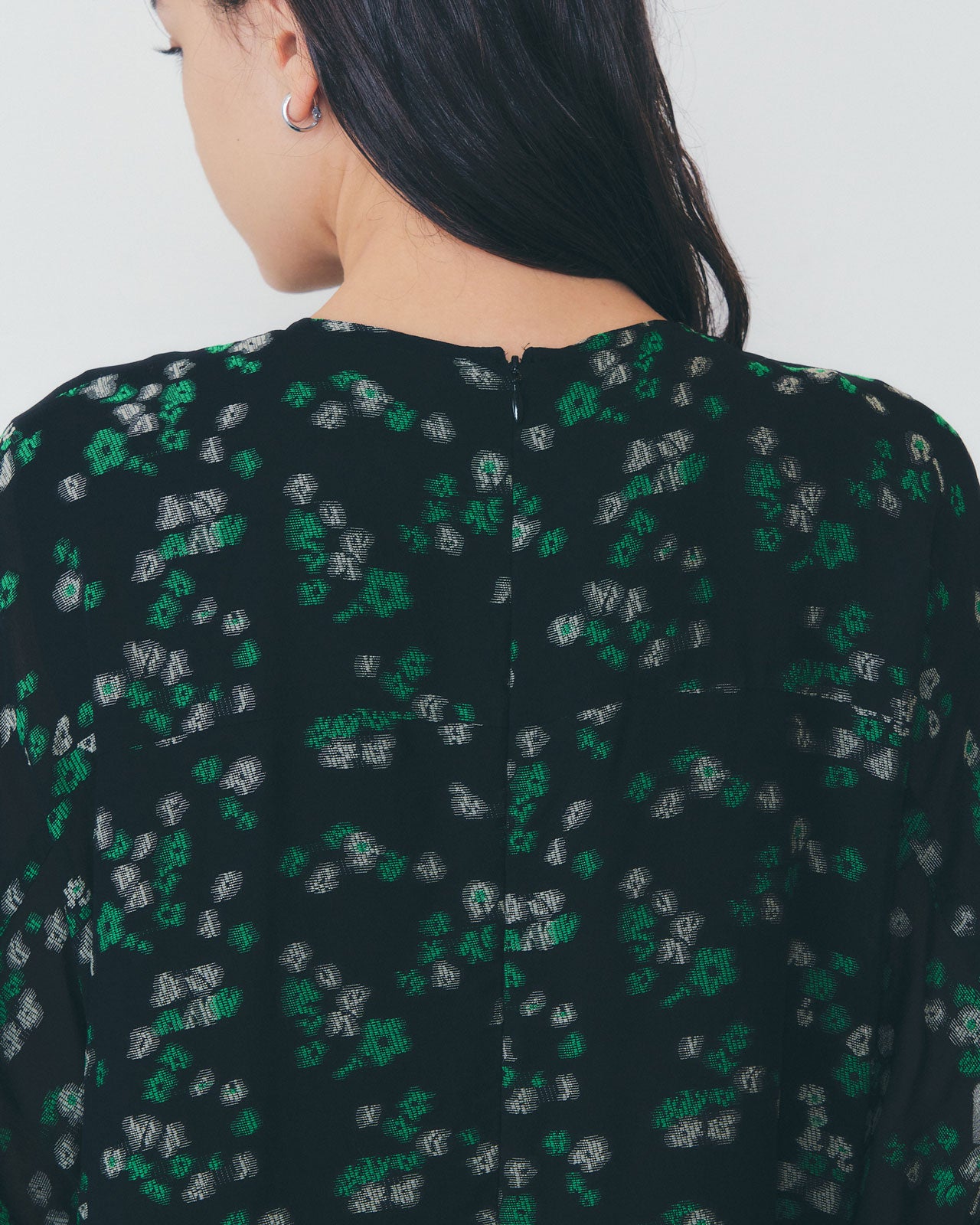 FLORAL JACQUARD DRESS – Shinzone