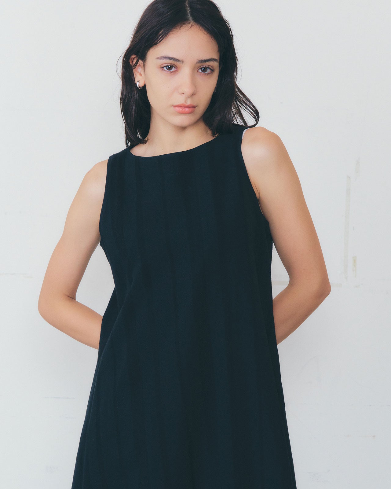 【6月上旬入荷予定】LINEN STRIPED DRESS