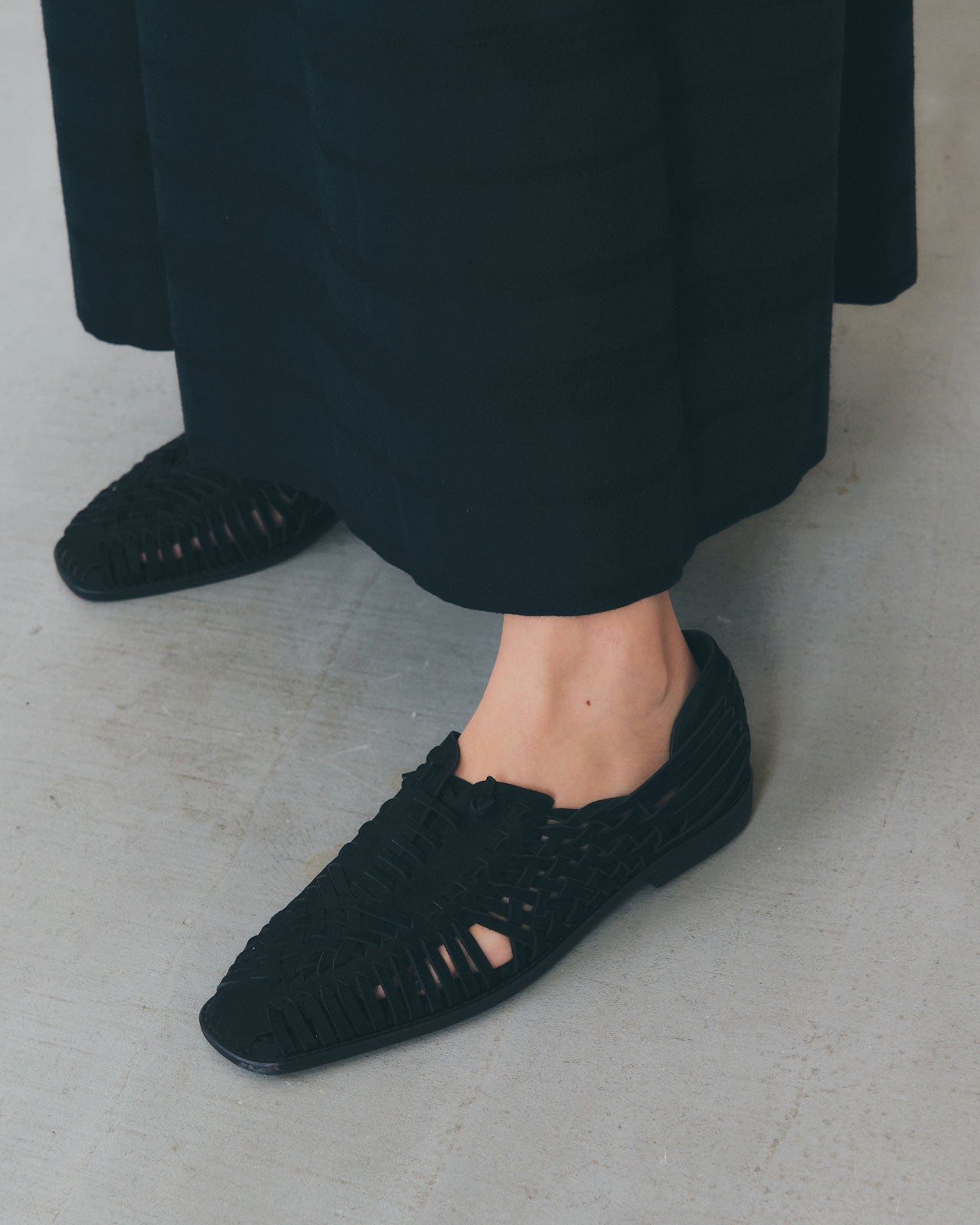 【4月上旬お届け】SUEDE MESH SHOES