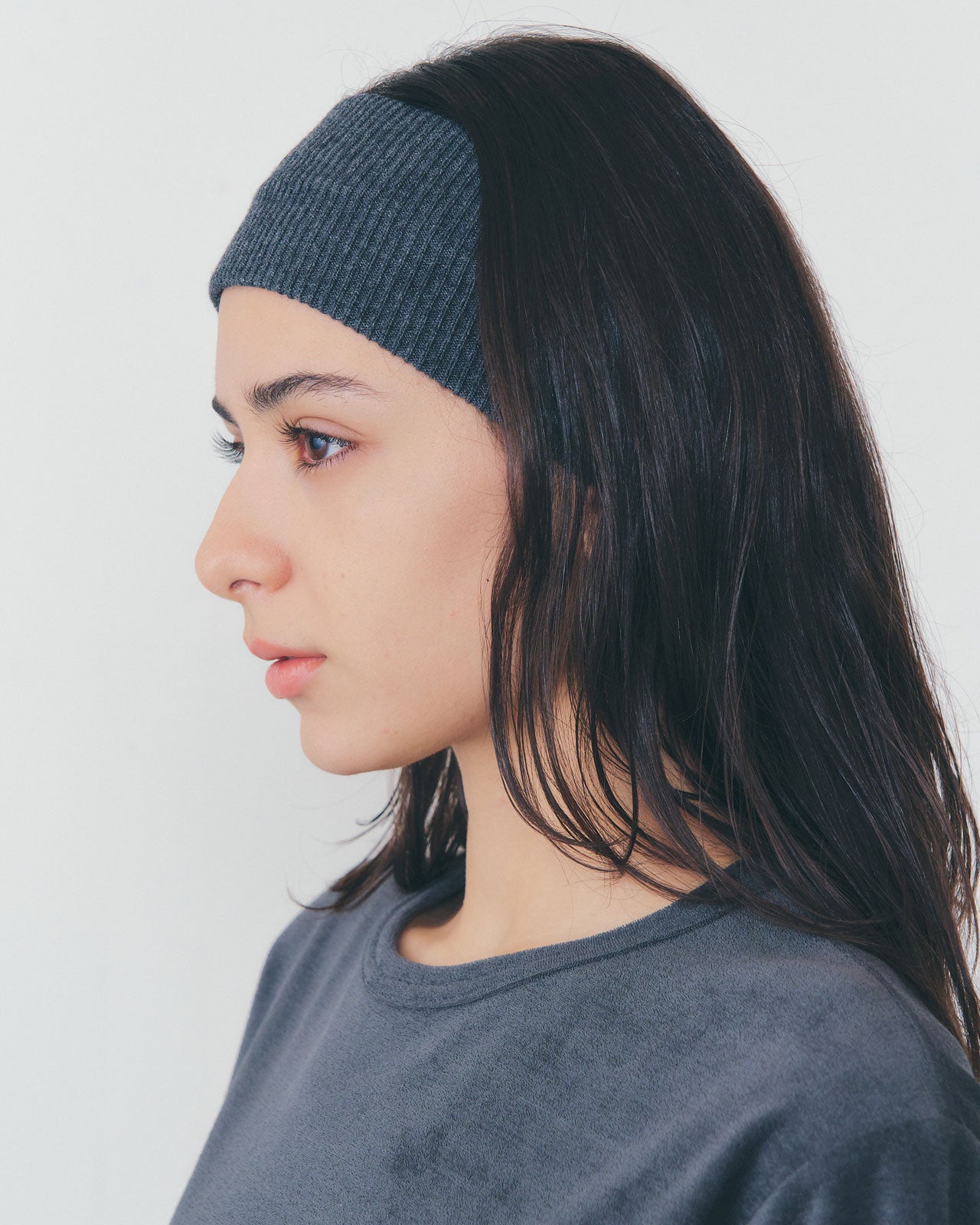 【新品未使用】 kinema knit hair band 【ネイビー】 リアルスタイル REAL STYLE ヘアバンド スポーツ 洗顔 洗顔用 サッカー 帽子