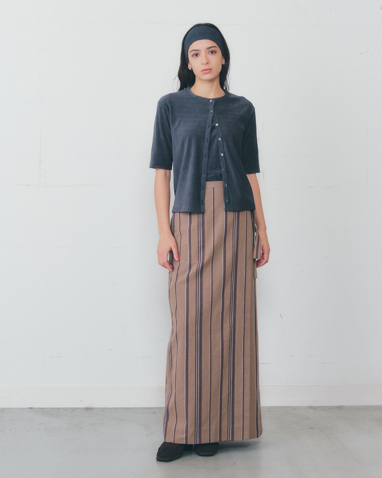 PILE HALF SLEEVE CARDIGAN – Shinzone