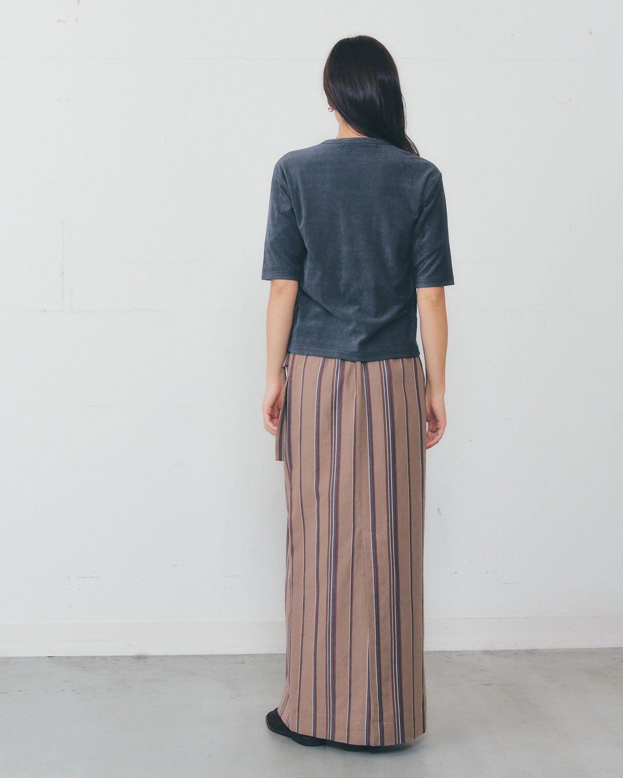 【4月上旬お届け】PILE HALF SLEEVE CARDIGAN