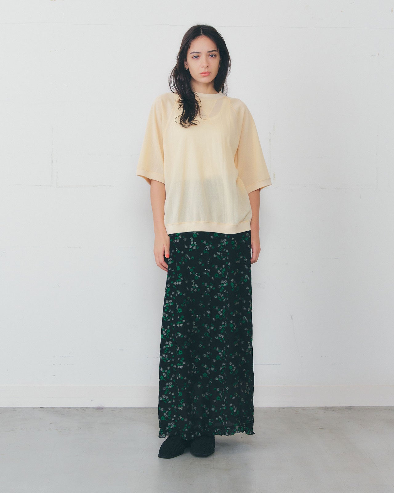 FLORAL JACQUARD SKIRT – Shinzone