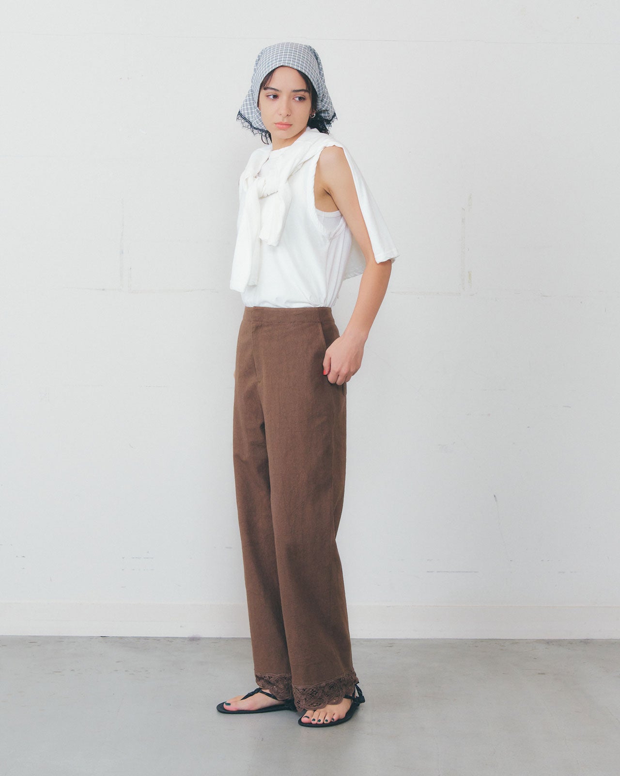 【4月中旬お届け】BATTENBERG LACE PANTS