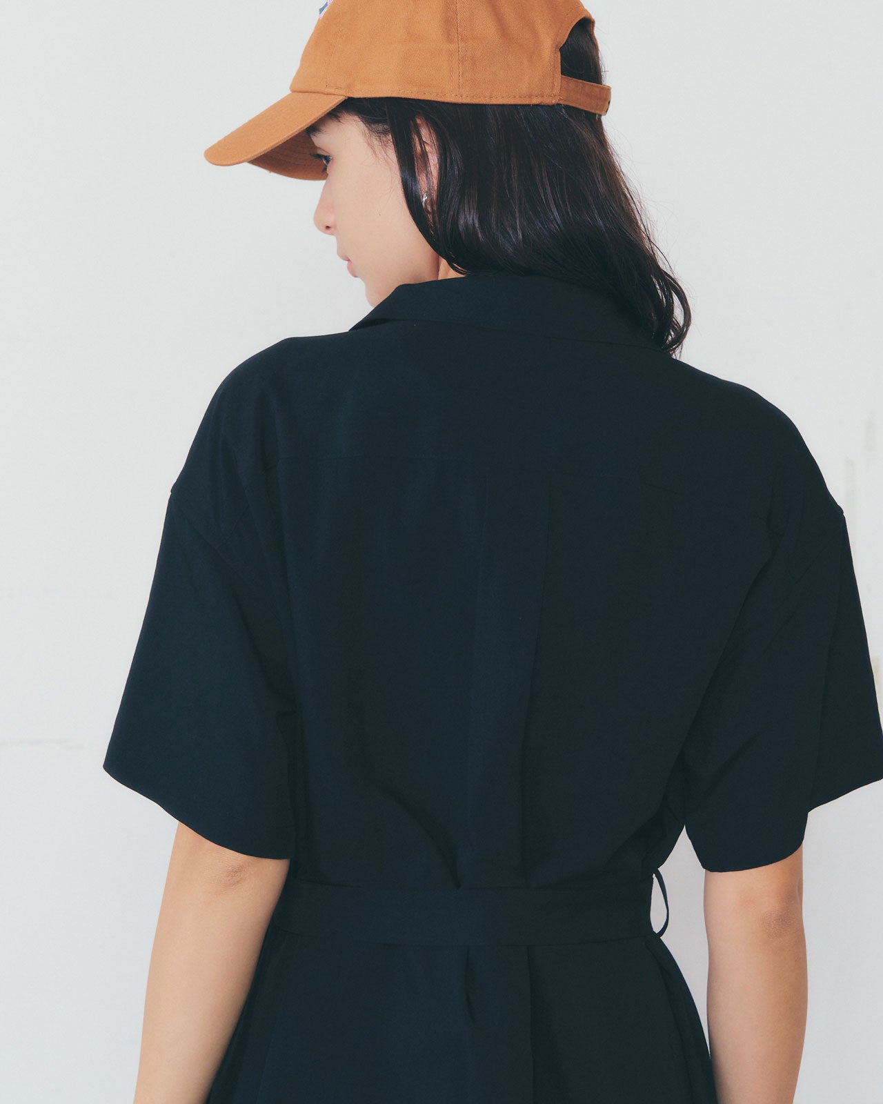 OPEN COLLAR SHIRT DRESS – Shinzone
