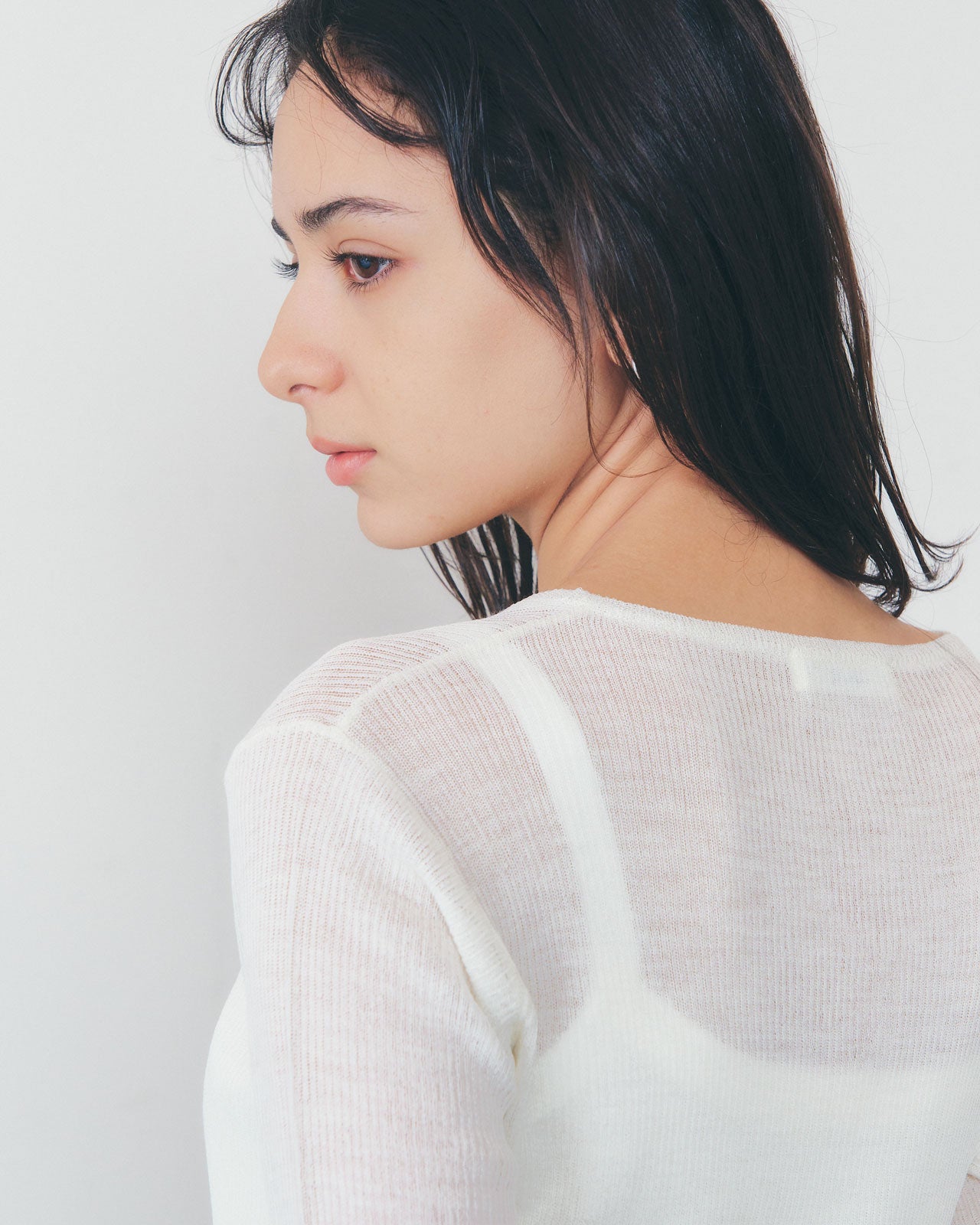 HENRY V-NECK SHEER KNIT – Shinzone