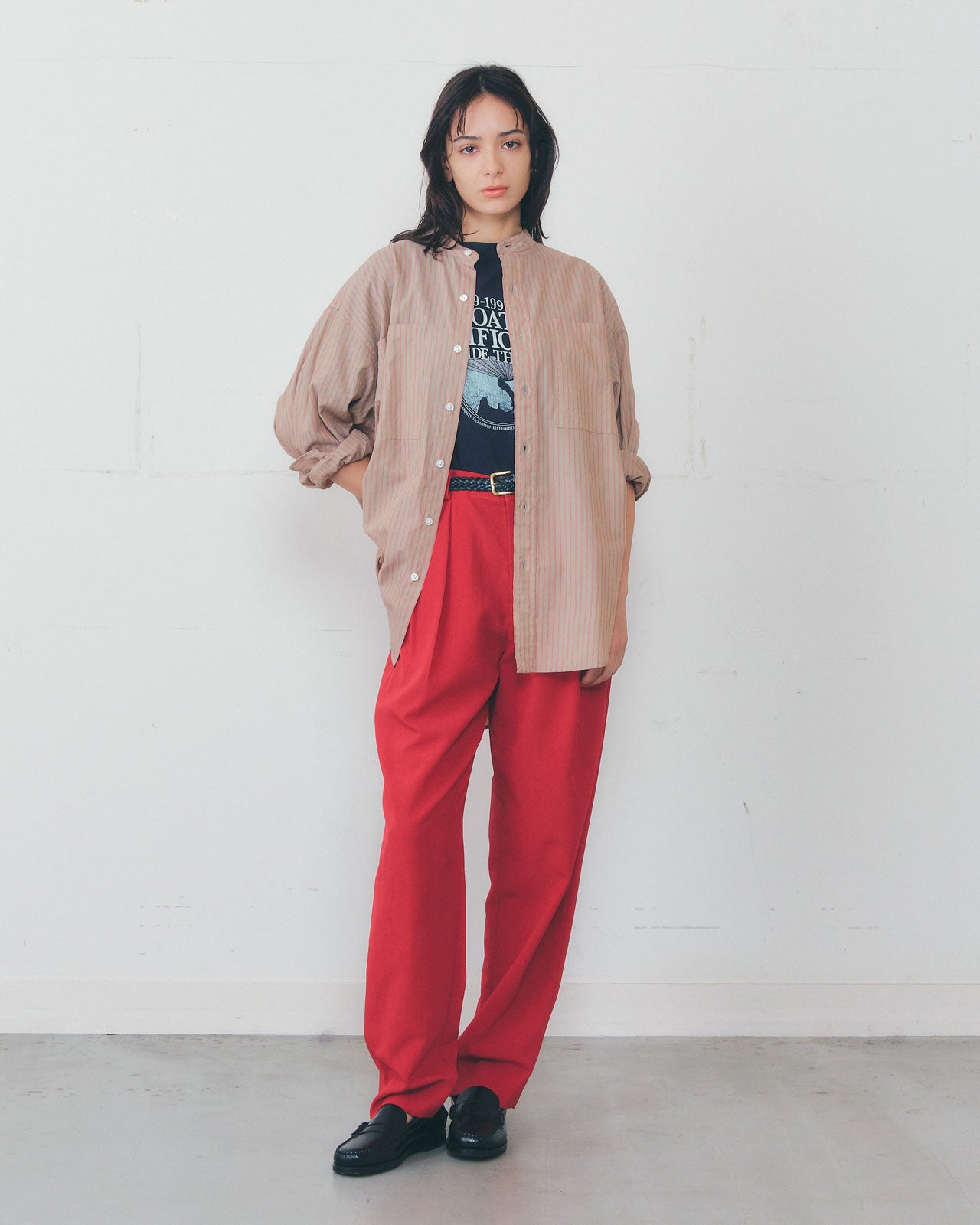 DAISUKE OBANA +10 HALF ZIP STAND/スタンドシャツ STAND COLLAR DADDY SHIRT – Shinzone