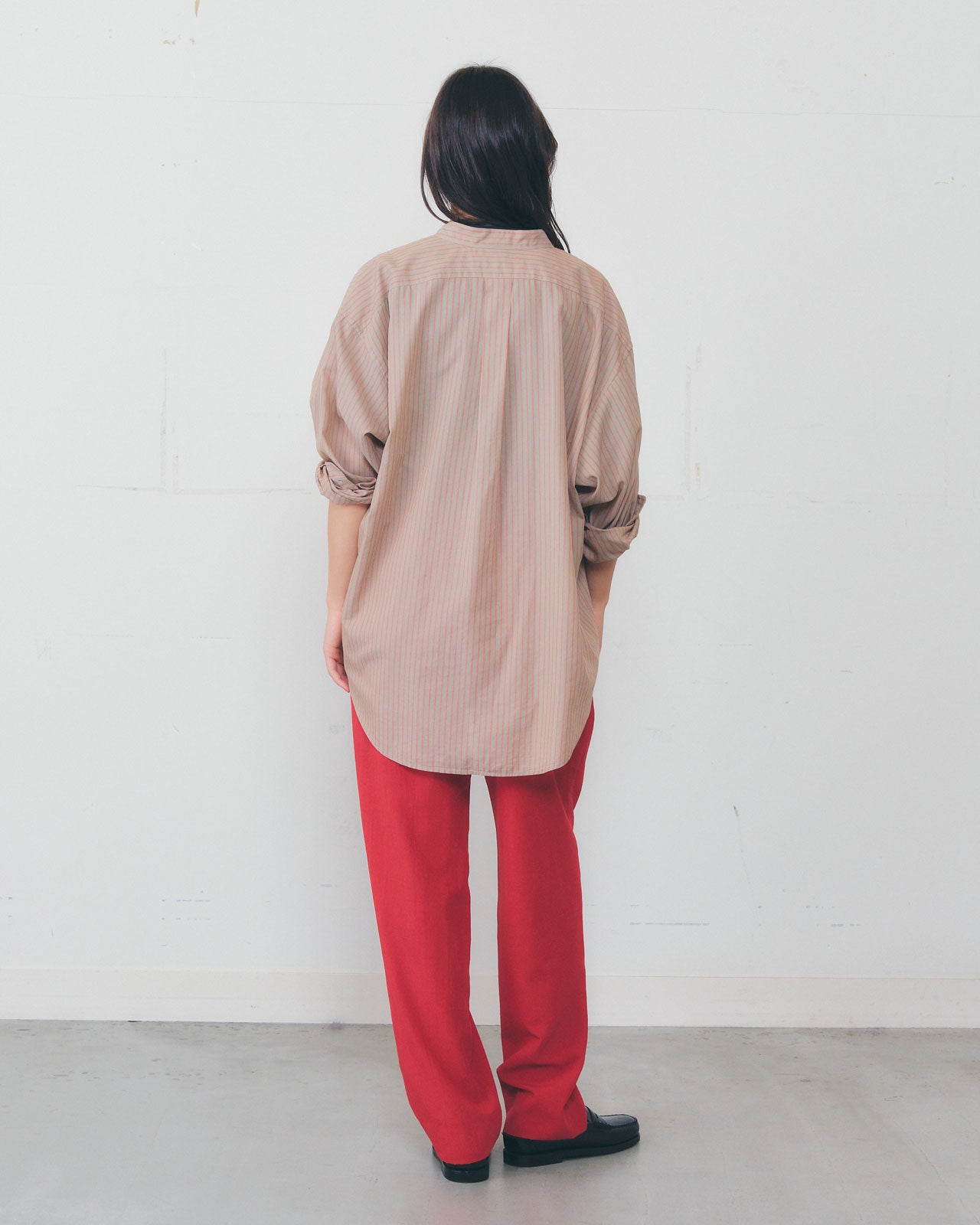 【4月中旬お届け】STAND COLLAR DADDY SHIRT