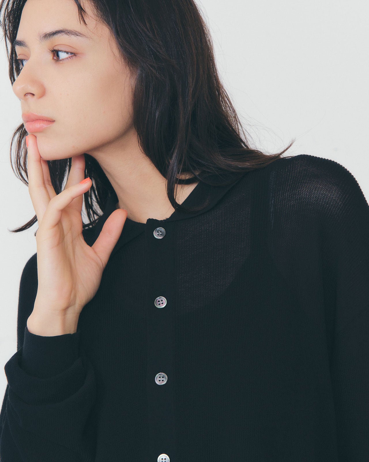 【3月下旬お届け】POLO KNIT CARDIGAN