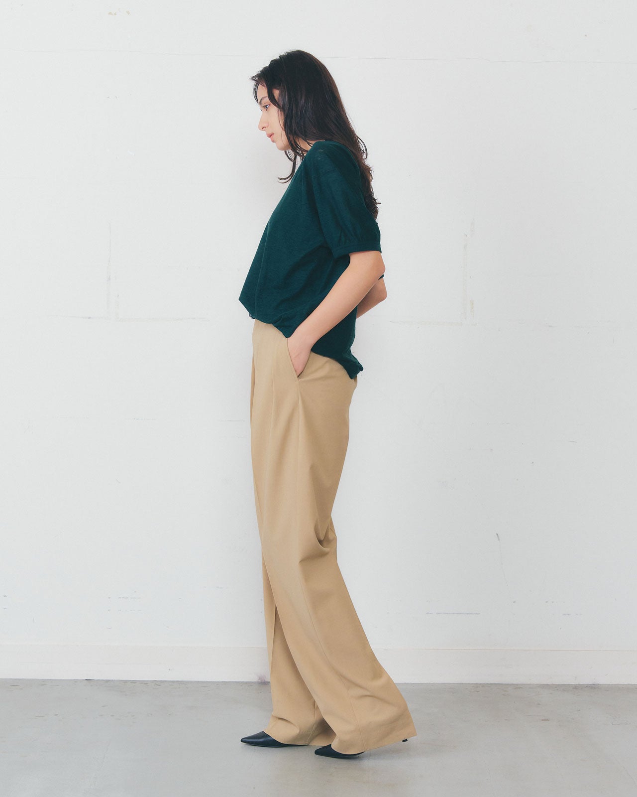 【5月中旬入荷予定】LINEN FOOTBALL TEE