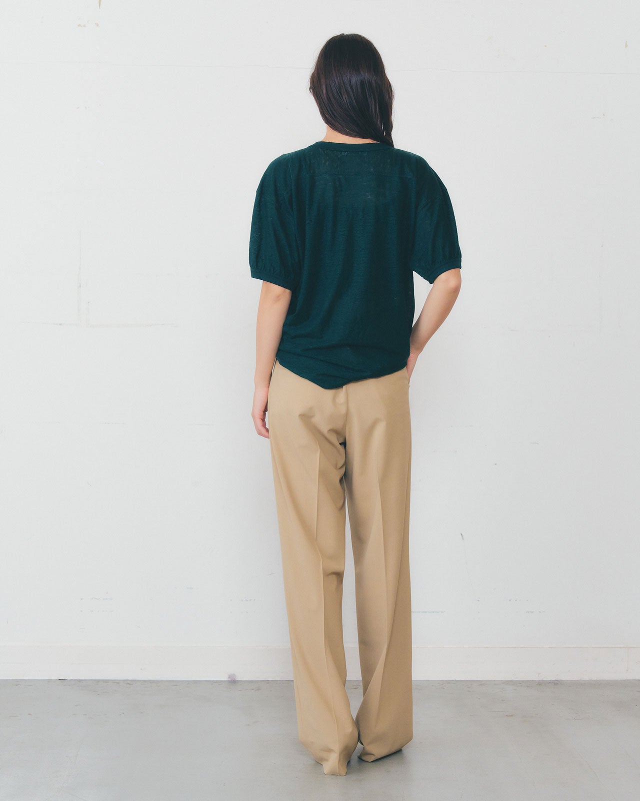 【5月中旬入荷予定】LINEN FOOTBALL TEE