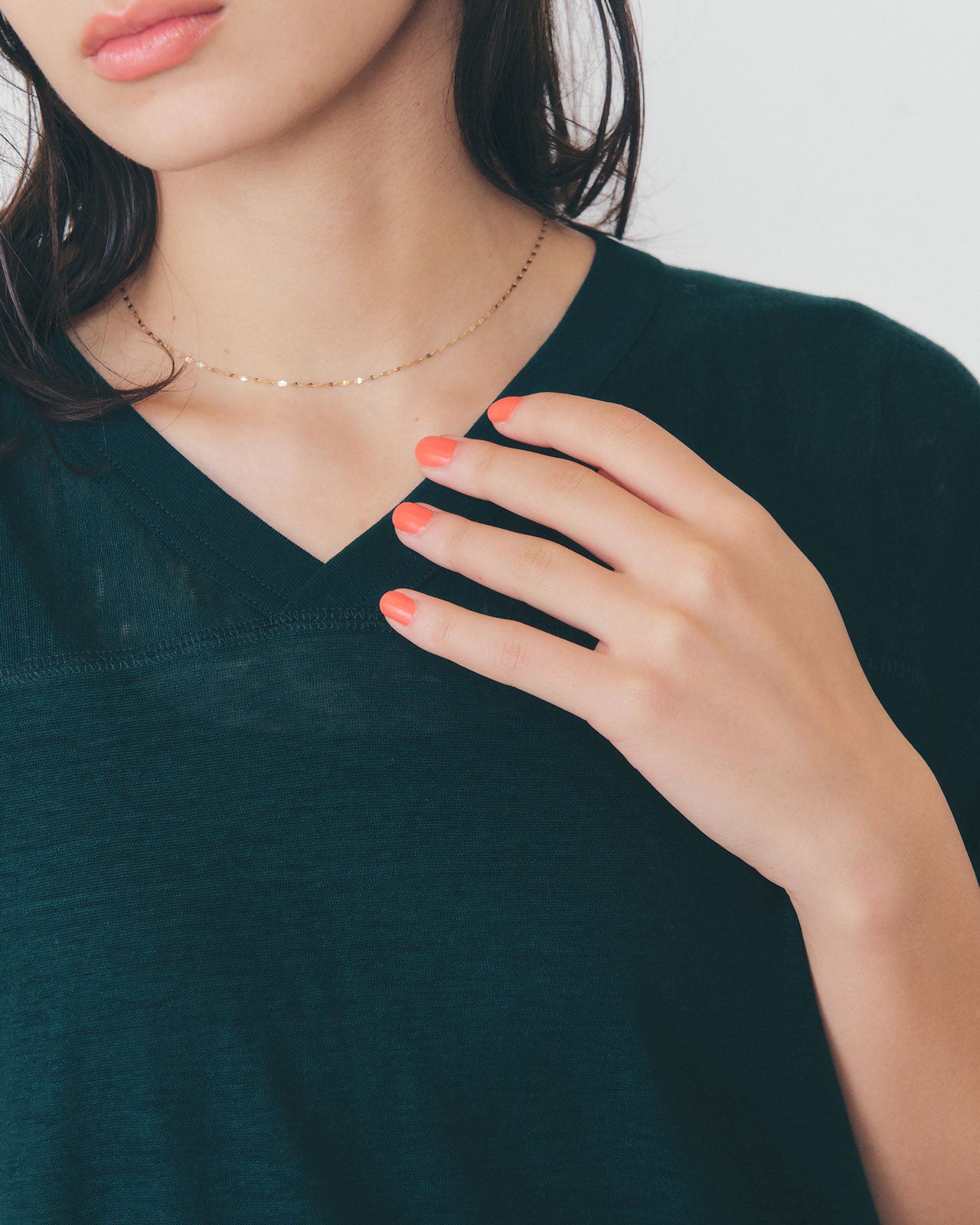 【5月中旬入荷予定】LINEN FOOTBALL TEE