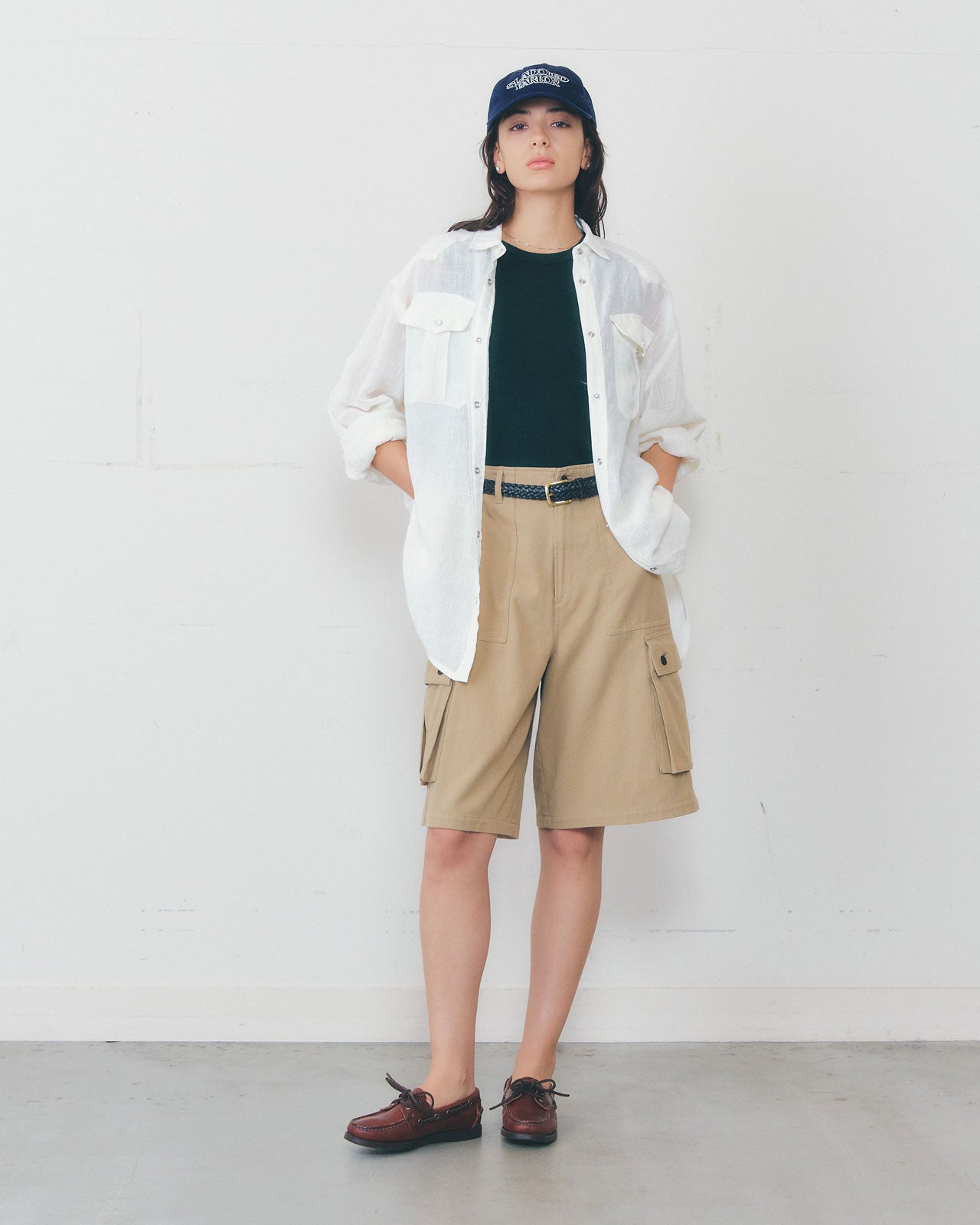 【4月中旬お届け】LINEN WESTERN SHIRT