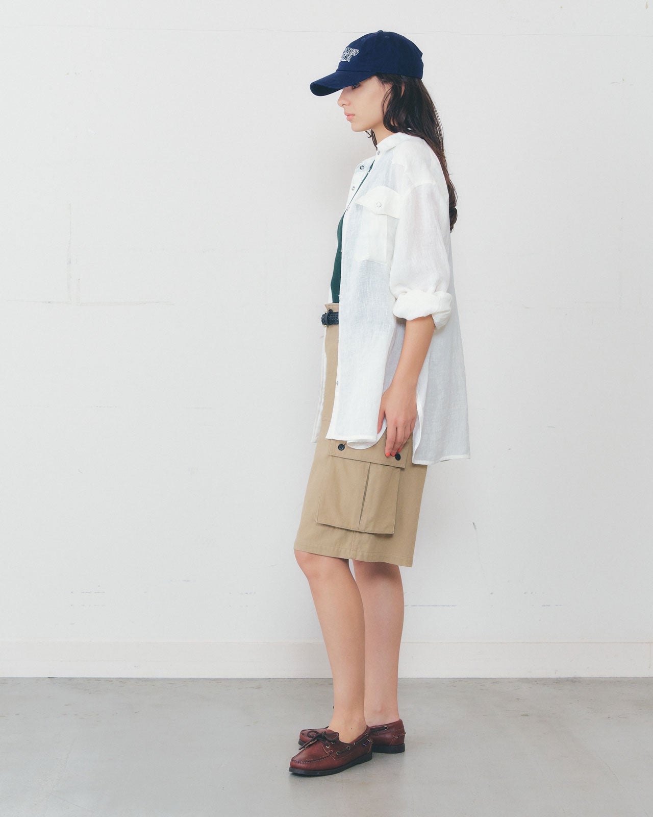 【4月中旬お届け】LINEN WESTERN SHIRT