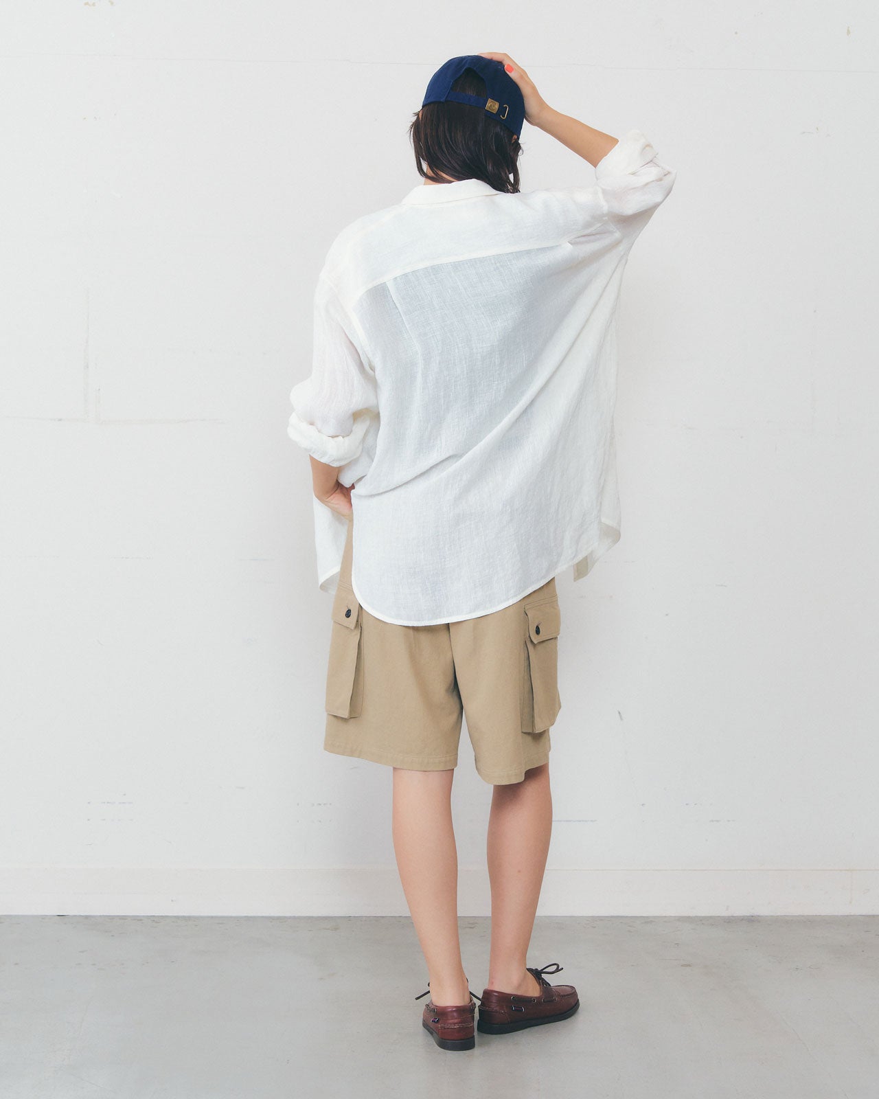 【4月中旬お届け】LINEN WESTERN SHIRT