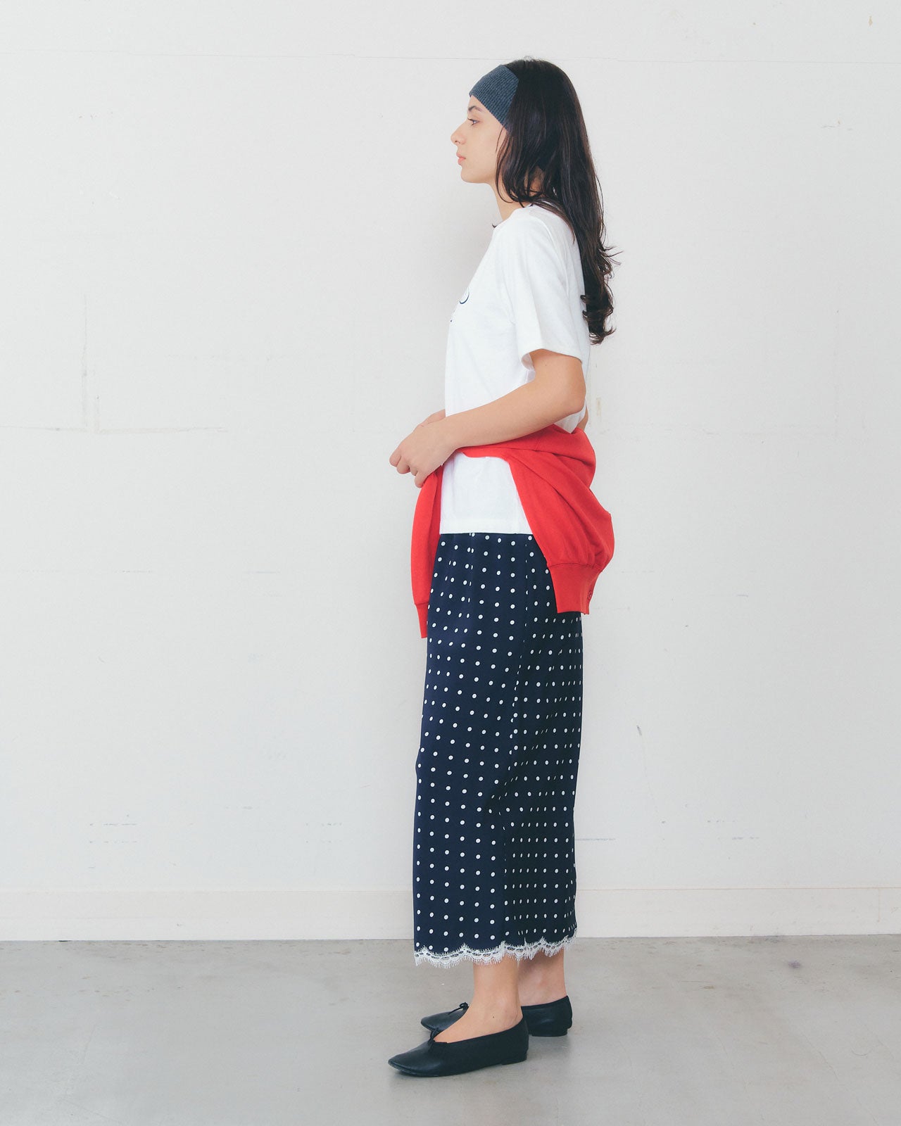 【5月上旬入荷予定】POLKA DOT LEAVERS LACE SKIRT