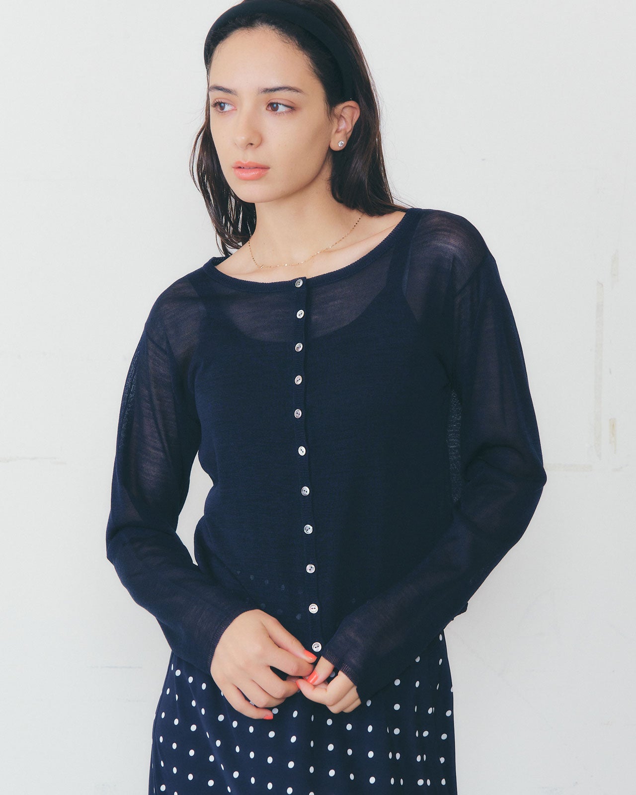 SHEER KNIT CARDIGAN – Shinzone