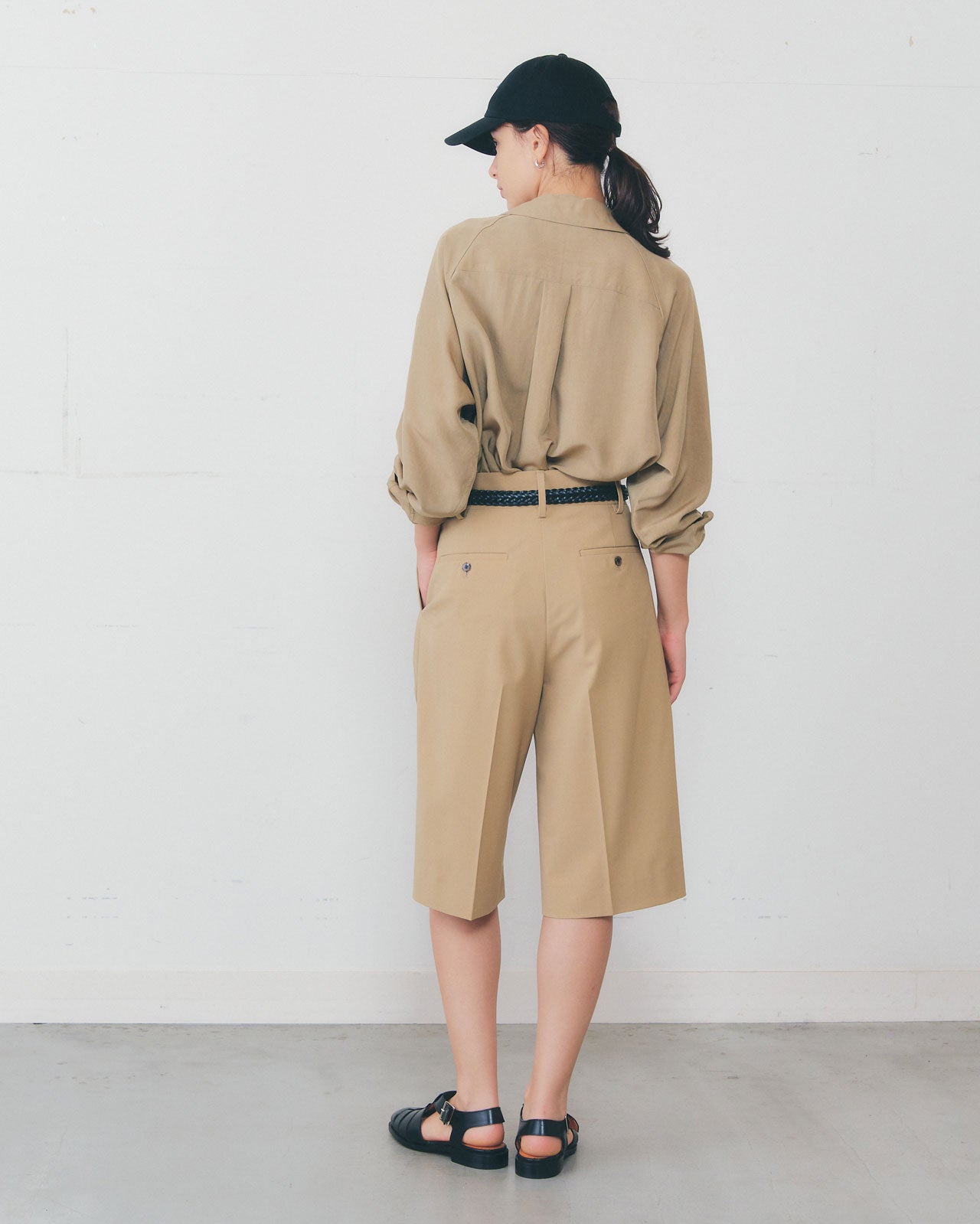 【4月中旬お届け】OPEN COLLAR SHIRT