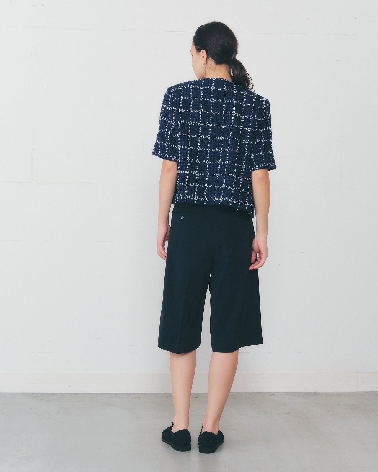 【4月上旬お届け】TWEED HALF SLEEVE JACKET