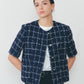 【4月上旬お届け】TWEED HALF SLEEVE JACKET