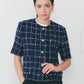 【4月上旬お届け】TWEED HALF SLEEVE JACKET