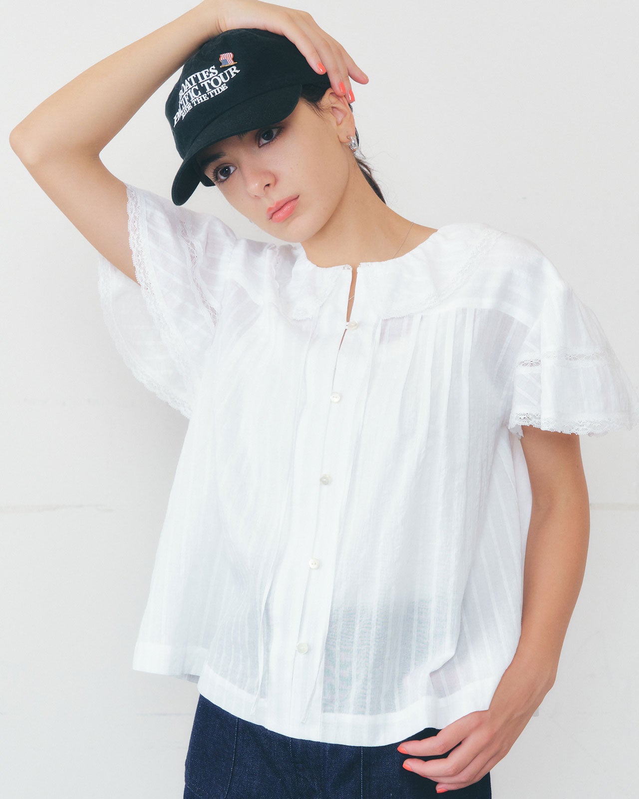 【5月上旬入荷予定】LACE BLOUSE