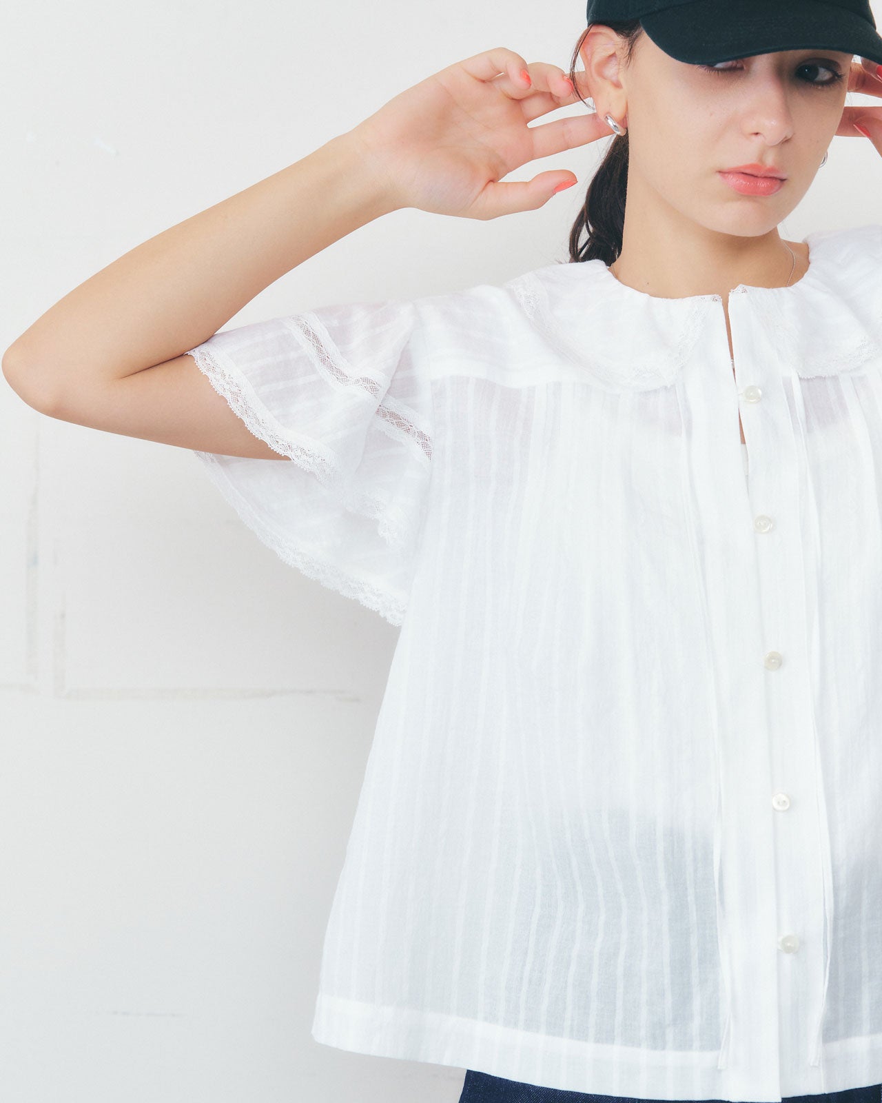 【5月上旬入荷予定】LACE BLOUSE