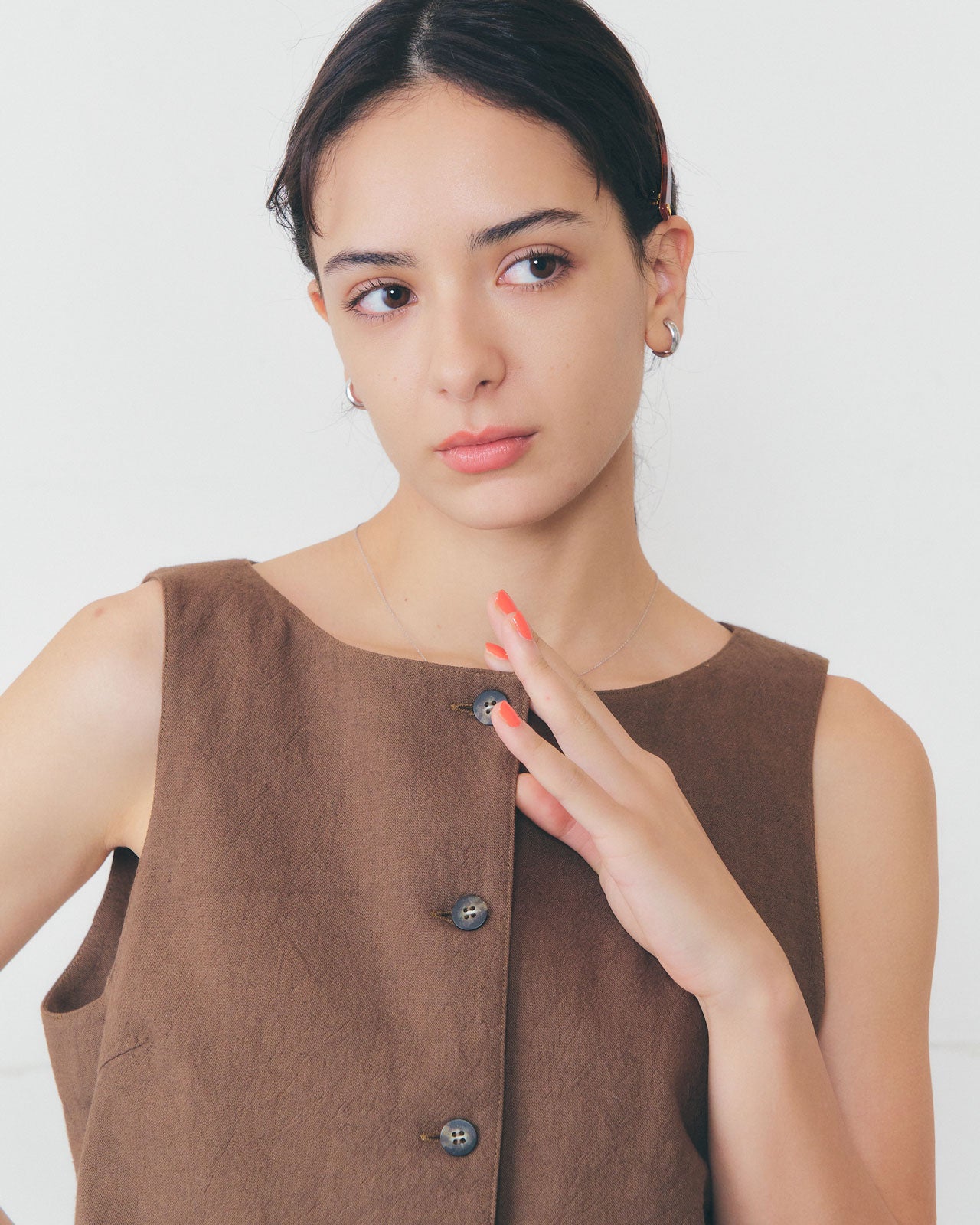 【4月中旬お届け】BATTENBERG LACE GILET