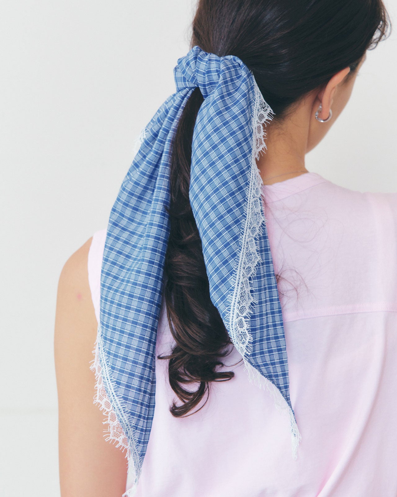 DOBBY CHECKED BANDANA – Shinzone