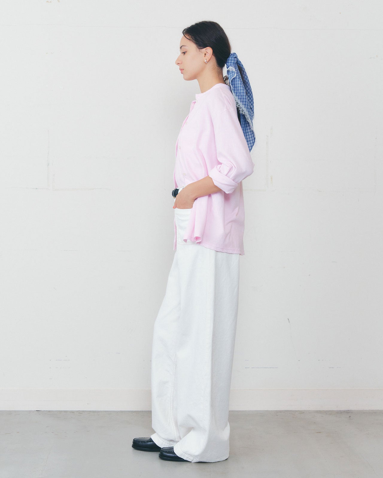【新色PINK】HIGH TWIST COTTON CARDIGAN