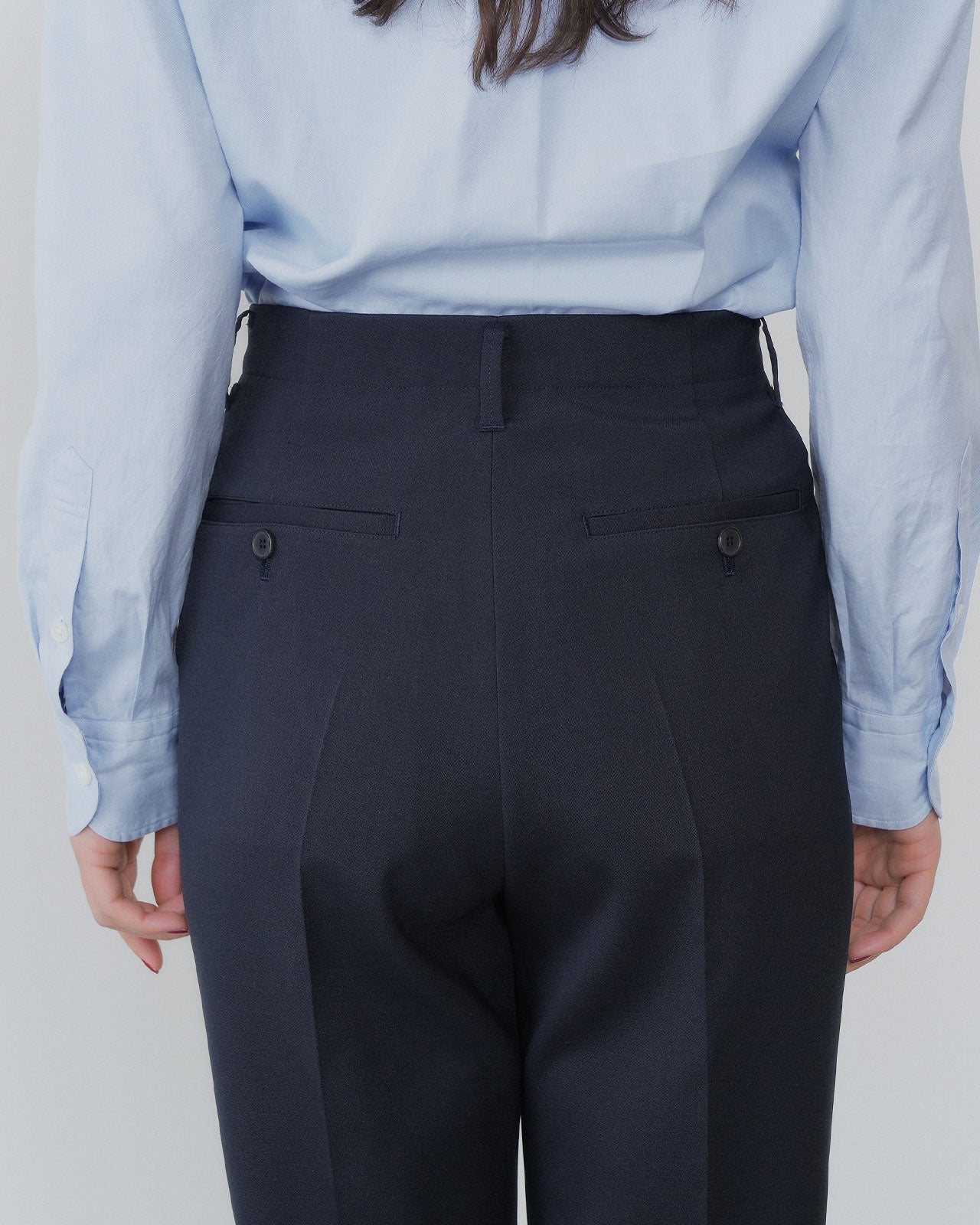 【9月中旬お届け】DOUBLE CLOTH STRAIGHT PANTS