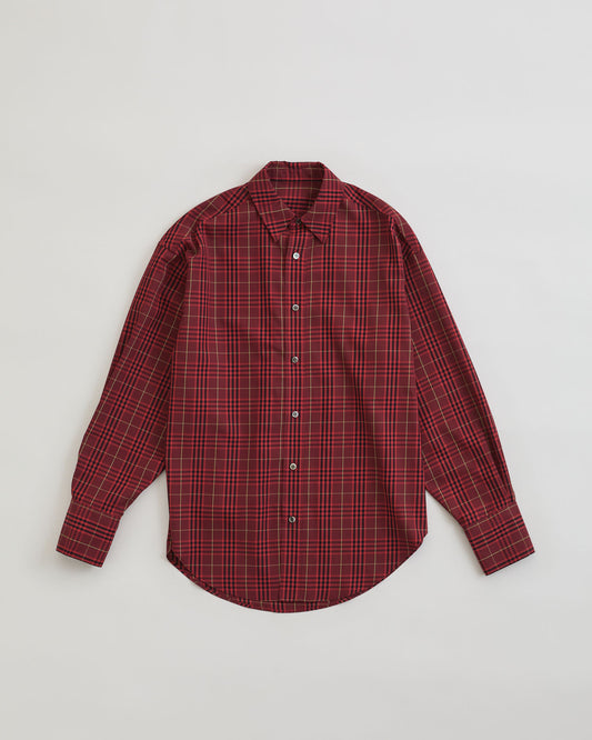 【9月下旬入荷予定】TWILL PLAID SHIRT