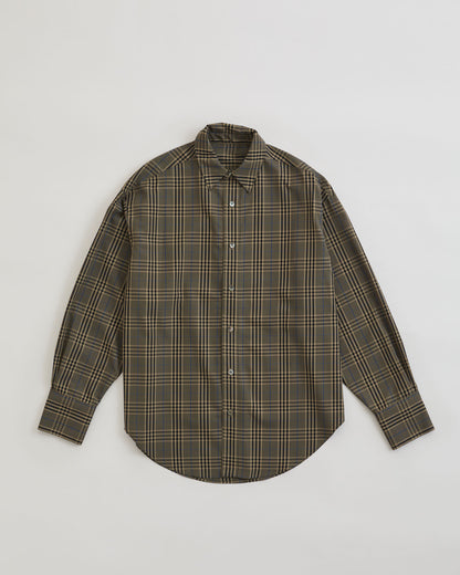 【9月下旬入荷予定】TWILL PLAID SHIRT