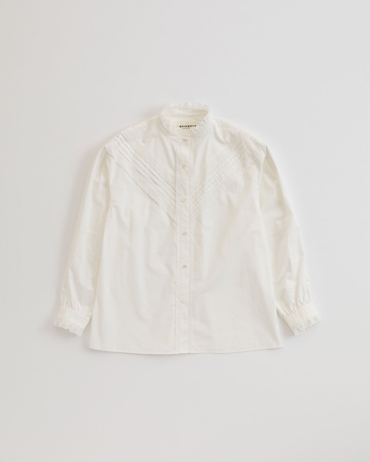 PIN-TUCK LACE BLOUSE – Shinzone