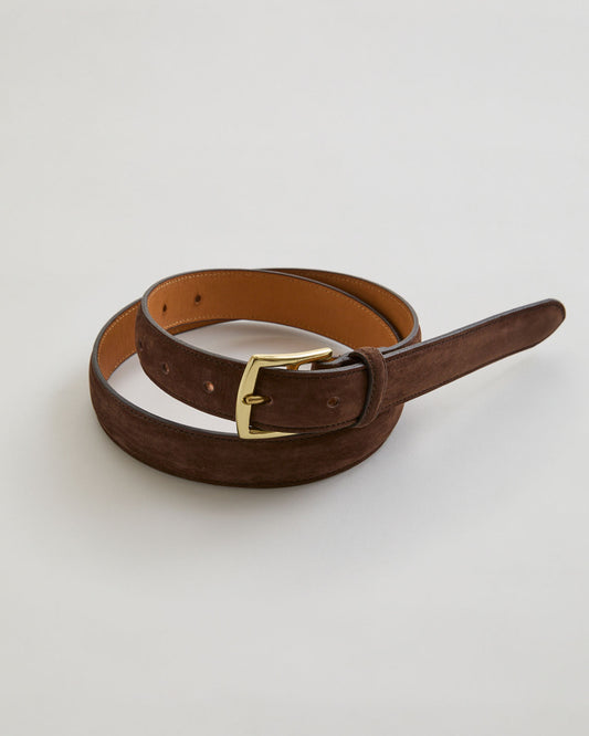 SUEDE PLUMP BELT