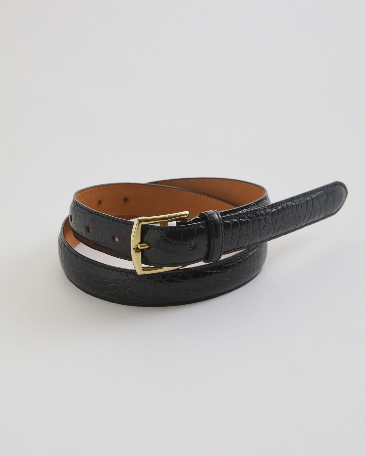 【11月下旬お届け】CROCODILE PLUMP BELT